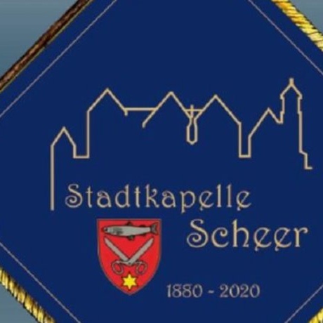 Vereinsfahne für die SK Scheer