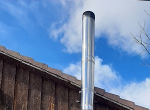 Kamin für die Kelterei