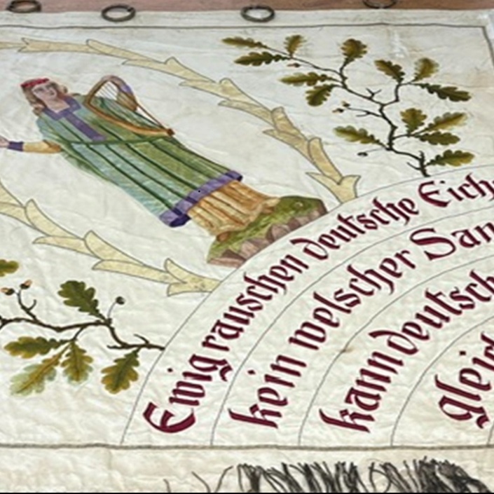 Restaurierung der historischen Vereinsfahne