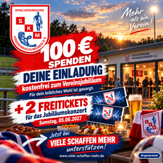 Vereinsjubiläum & Konzerttickets