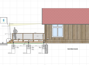 Neubau einer Außenterrasse für die Volleyball-Beachanlage des RSV