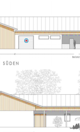 Wasserwacht Bergen Neubau SEG Garage