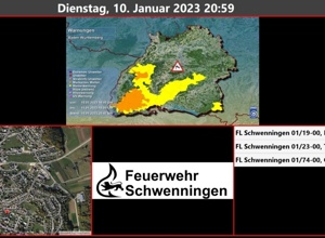 Alarmmonitor FFw Schwenningen