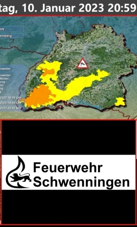Alarmmonitor FFw Schwenningen