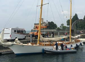 Tender-Schlauchboot für TIOGA -  für Sicherheit