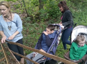 Elektrische Treppenraupe für gehandicapte Kinder
