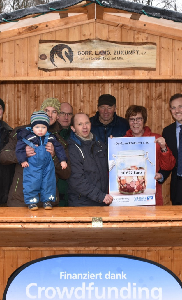 Weihnachtsmarkthütten für Eltes Zukunft