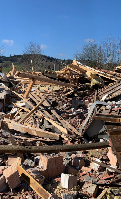 Gasexplosion Vereinsheim TSV Oberbeuren