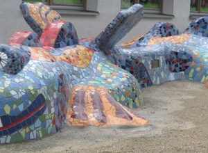 Projektwoche Mosaikskulptur