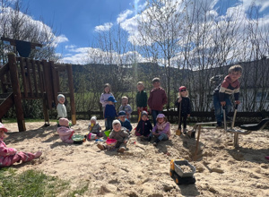 Sonnensegel für den Spielplatz Niedersalwey