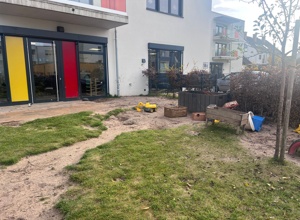 Die Krater müssen weg, ein neuer Garten für unsere Kinder.