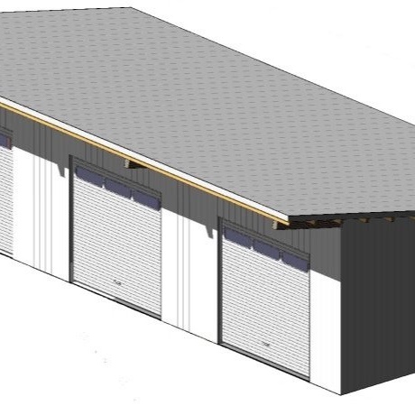 Bau einer Vereinslagerhalle in Ossendorf