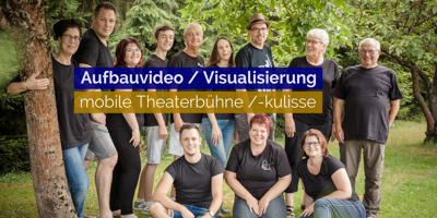 Mobile Theaterbühne / Theaterkulisse