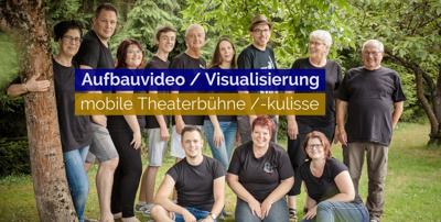 Mobile Theaterbühne / Theaterkulisse