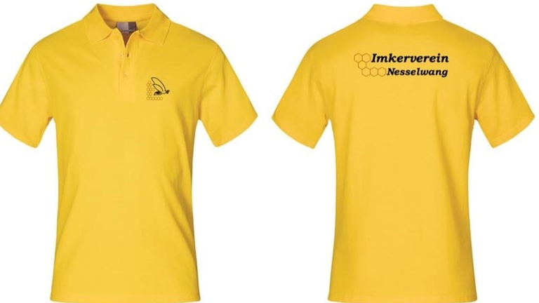 Polo-Shirts mit Vereinslogo für Imkerverein Nesselwang