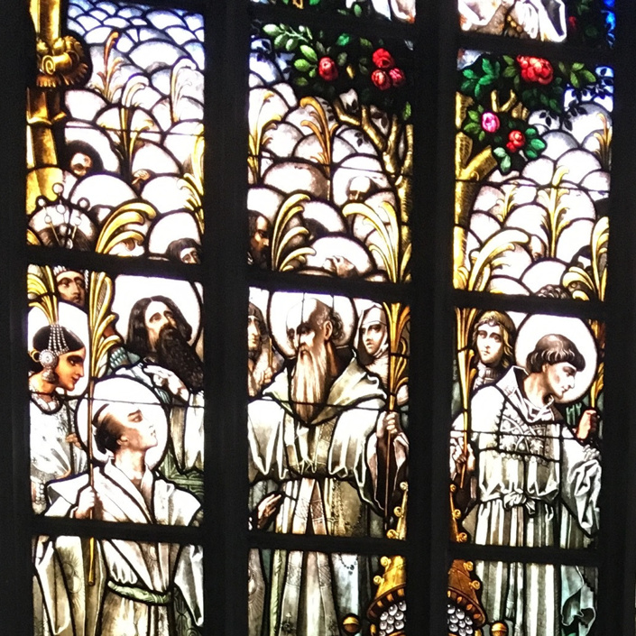 Kath. Pfarrkirche St. Johann Bapt. München Haidhausen - Kirchenfenster