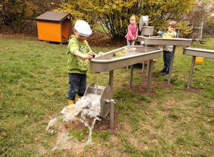 Wasseranlage für die Kinder der KiTa Sonnenschein