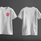 Lothringair T-Shirt weiß in Größe L