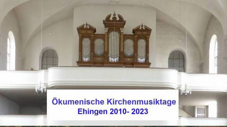 Unterstützung der ökum. Kirchenmusiktage Ehingen