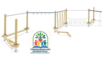 Klettergerüst - Active Trail Grundschule Lipprichhausen-Gollhofen