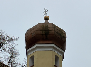Turmkreuz, Kapelle St. Sebastian, Wallersdorf