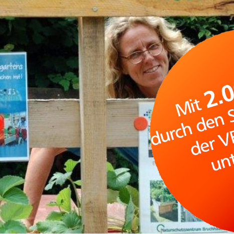 Ein Lastenrad - E-Mobilität im Naturschutzzentrum