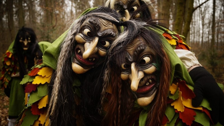 Anschaffung von Hexenmasken