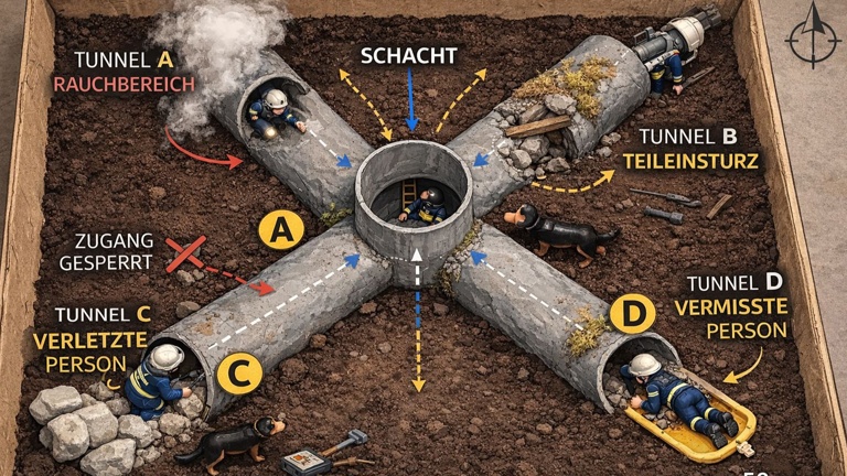 Realitätsnahes Übungsgelände für Einsatzkräfte - Trümmerstr. 6