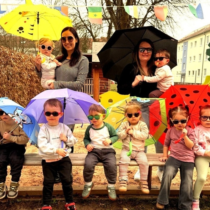Sonnensegel für unsere Kinder der Kinderscheune Weiden