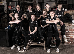 Einradteam des SSV Nümbrecht auf dem Weg zur WM