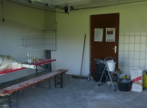 Grillraum mit Vordach