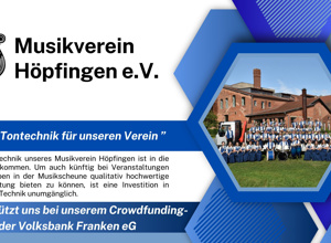 Neue Tontechnik für den Musikverein Höpfingen