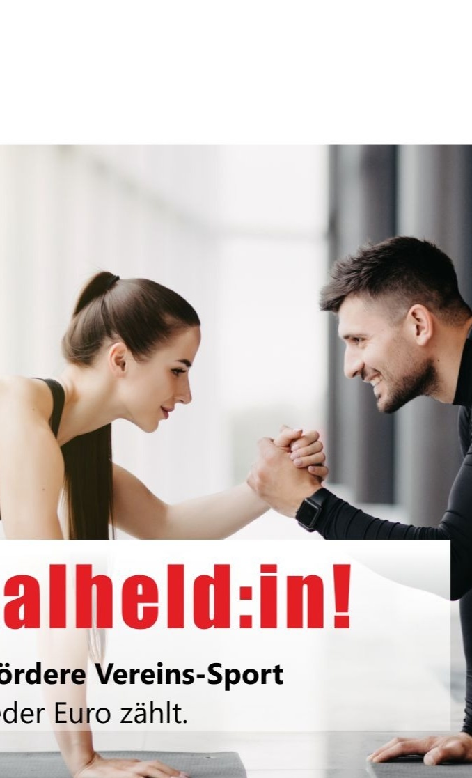 Sport im Ort fördern! Spende jetzt und werde Lokalheld:in!