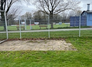 Spieler- und Trainerkabine