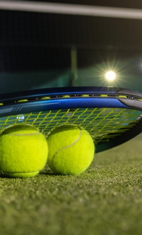 Neubau Flutlichtanlage Tennis Theilheim