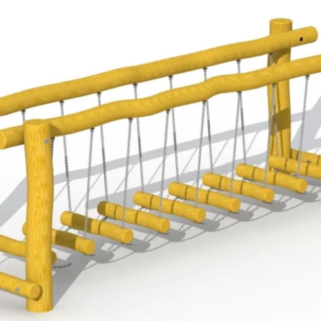 Eine Wackelbrücke für die kleinen Waldgeister