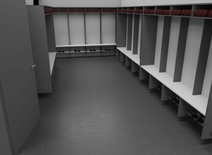 Renovierung Spielerkabinen