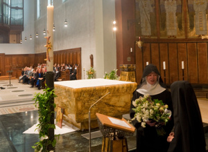 Sanierung der Wandmalerei - Abtei St. Hildegard