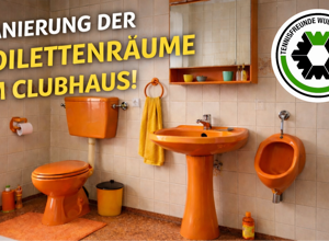 Sanierung der Toilettenräume im Clubhaus