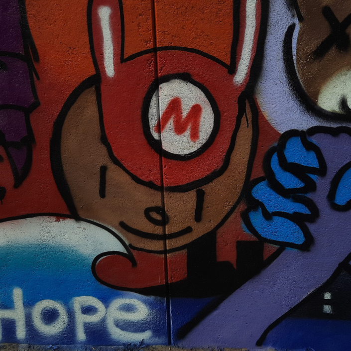 Fische fliegen, Farben bleiben - unser Abschiedsgraffiti