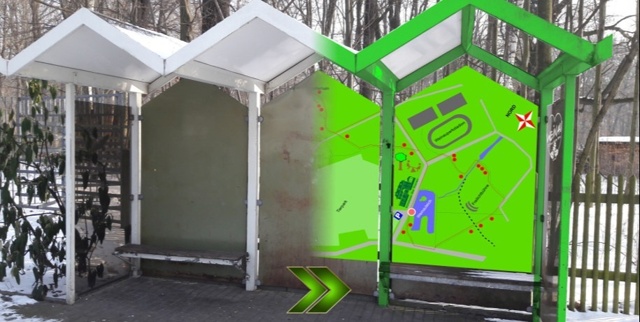 Infopoint Eingang zur Weinau
