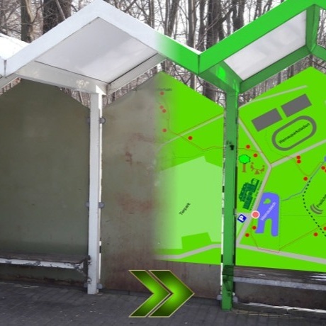 Infopoint Eingang zur Weinau