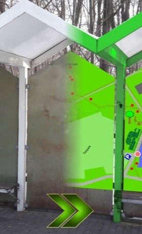 Infopoint Eingang zur Weinau