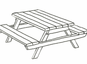 Picknick-Sitzgruppe für den Schulhof der PRIMUS Schule (Geist)