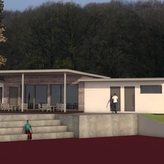 Neubau Vereinshaus TG GW Voiswinkel