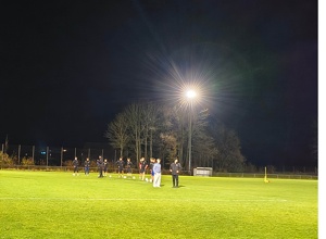 Neue LED Flutlichtanlage im Stadion an der Lortzingstraße