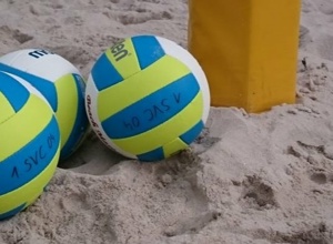 Bau einer Beachvolleyballanlage