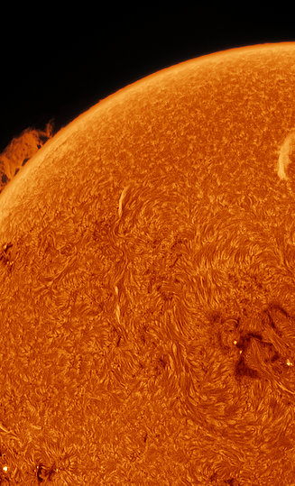 Die Sonne im Visier