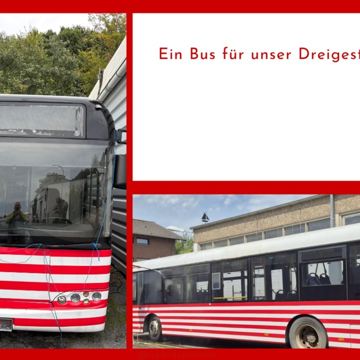 Ein Bus für unser Dreigestirn – Altenrather Sandhasen unterwegs