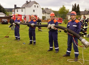 Jugend-Schutzbekleidung für Feuerwehrjugend Marxgrün
